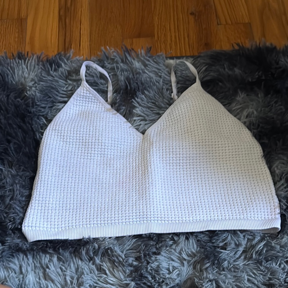 Bozzolo White Textured Tank Top